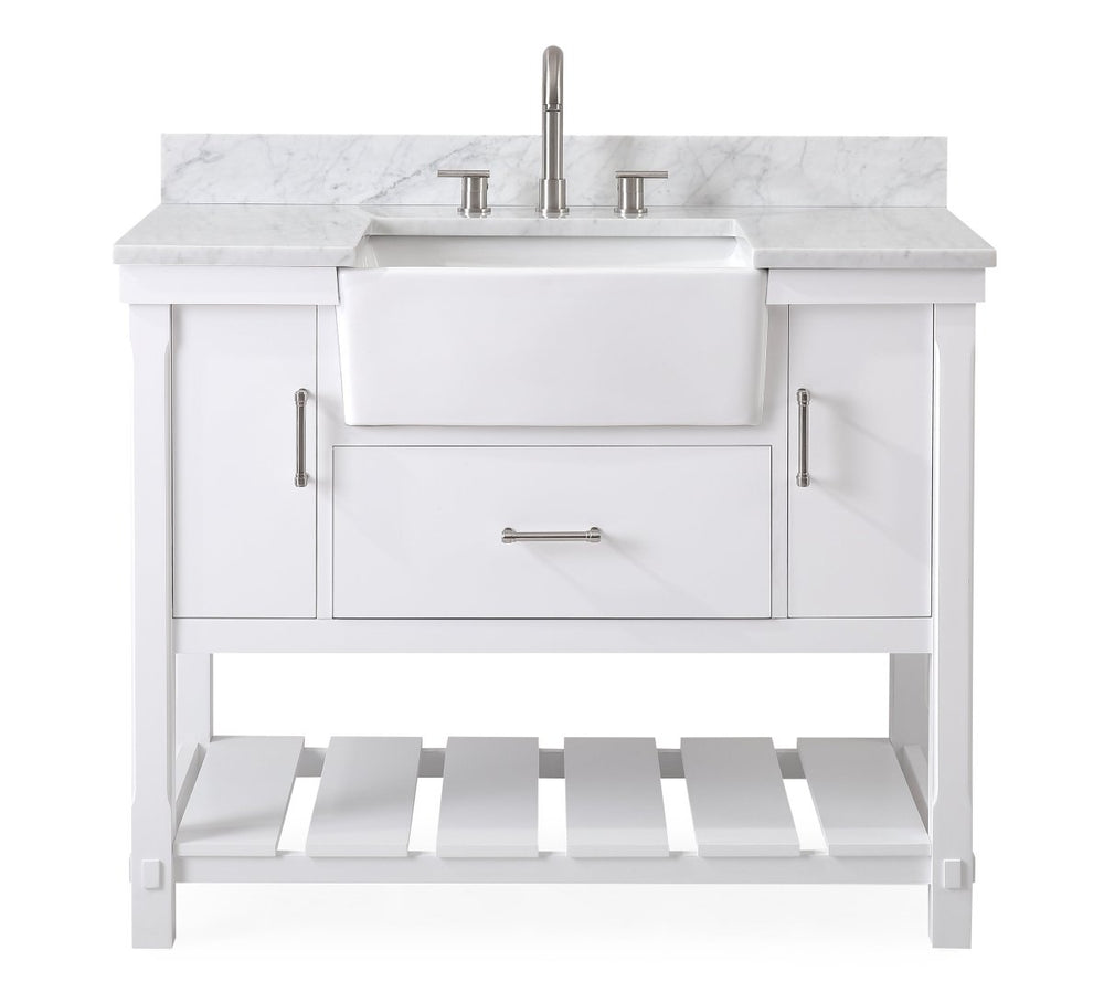 42-Inches Kendia Farmhouse Sink Bathroom Vanity