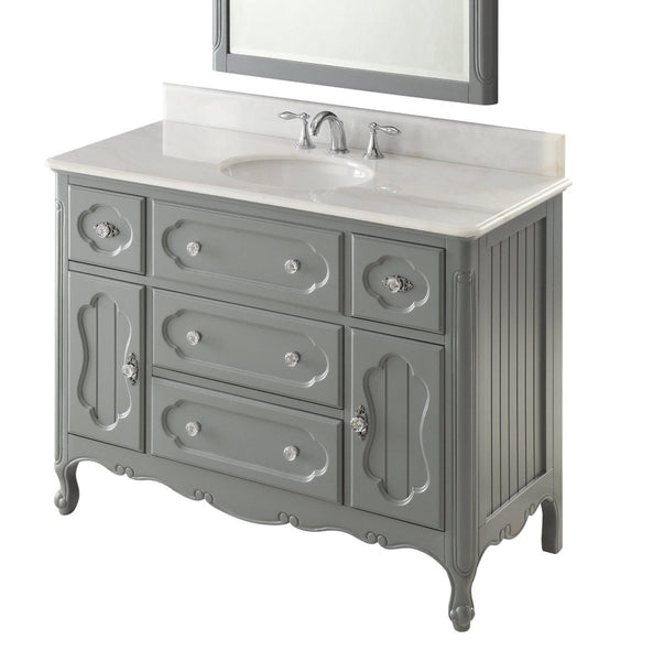48” Benton Collection Knoxville Bathroom Sink Vanity - Model GD-1522CK-48 - Bentoncollections