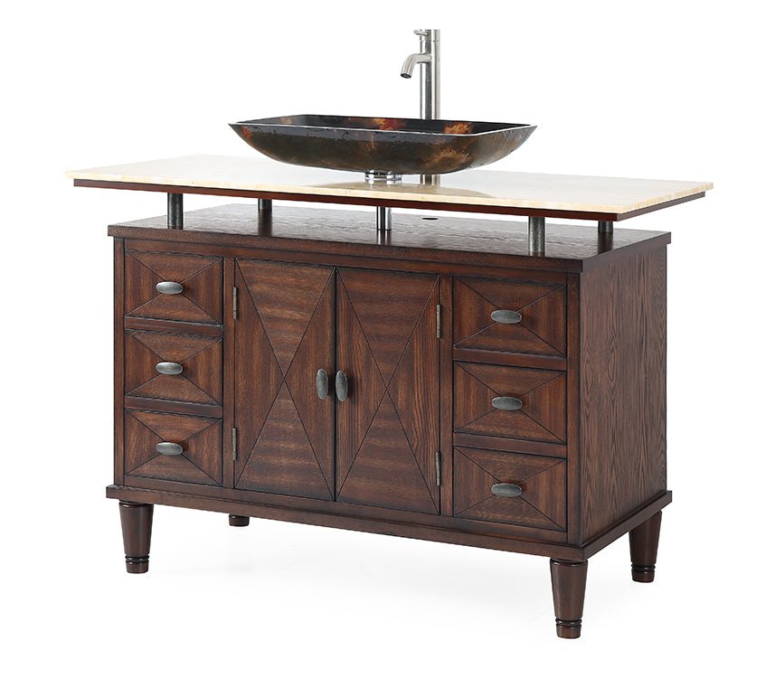 48 Inch Verdana Vessel Sink Bathroom Vanity