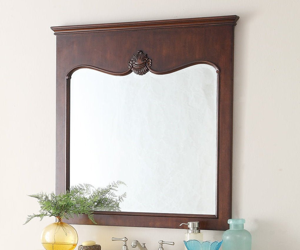 50" Cherry Wood Hopkinton Bathroom Sink Vanity Baltic Brown Stone Top GD-4437SB-50 - Bentoncollections