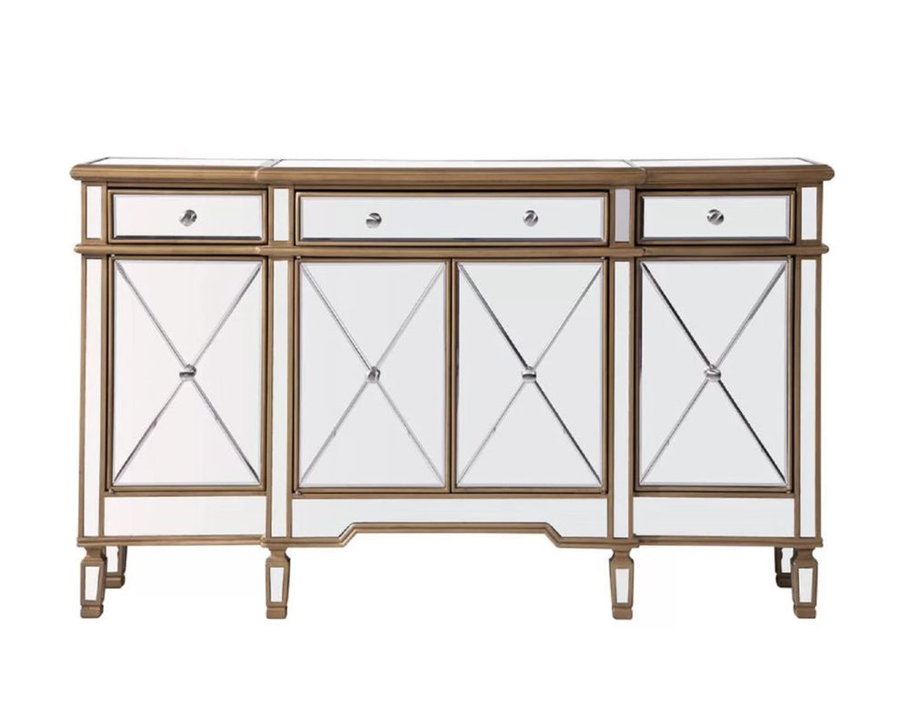 60" Andrea Mirrored Console