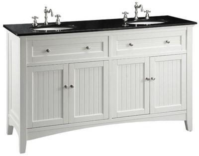 60" Triadsville Double Sink Vanity - Benton Collection Model CF47530GT - Bentoncollections