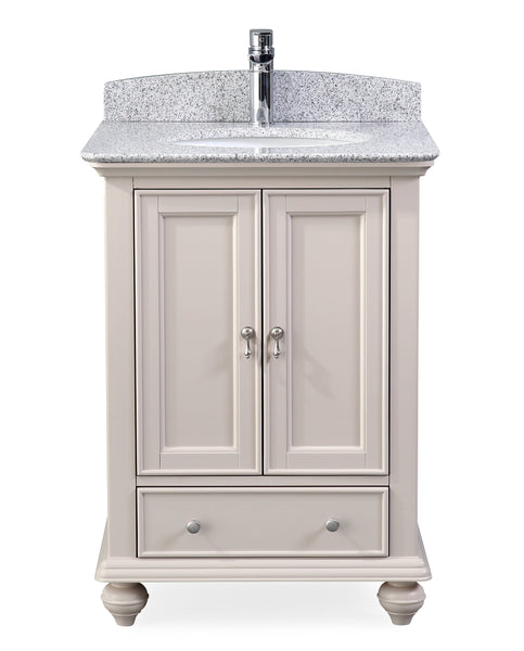 25" Tennant Brand Gillian Powder Room Taupe Bathroom Vanity 9805TP