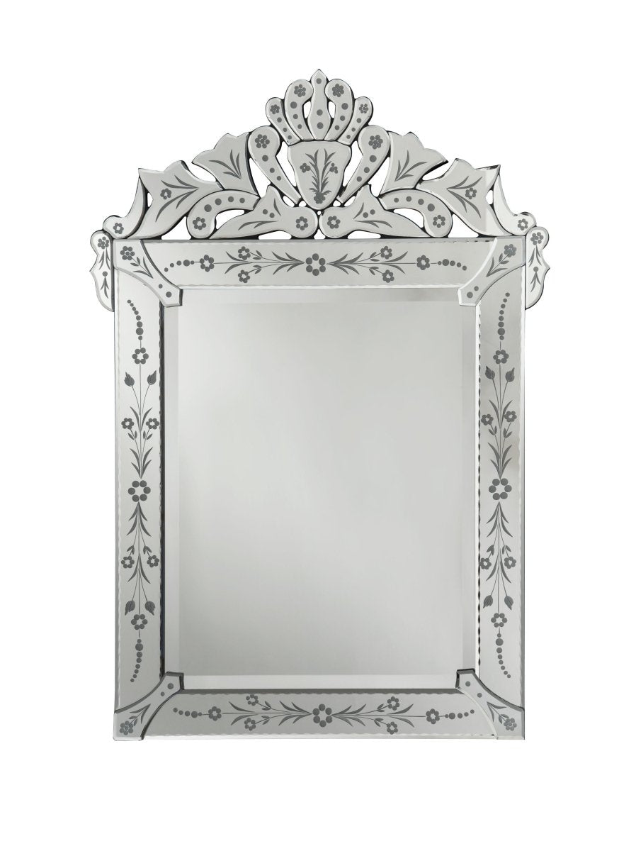 Irsina 25-inch Venetian Style Wall Mirror YM-702-2536 - Bentoncollections