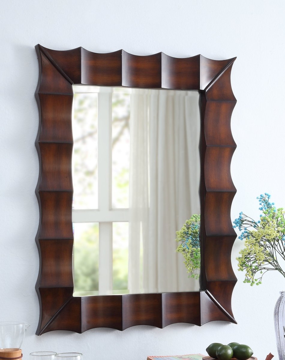 Verdana Wood Bathroom Vanity Mirror 28x36