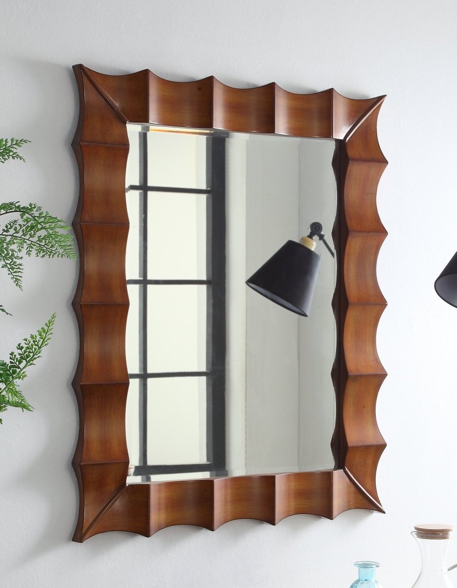 Vigo Wood Frame Mirror 32x40 InchH